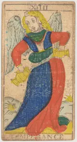 Lá XIIII Tempérance của Nicolas Conver (Marseille), bản in 1809–1833, khuôn khắc năm 1760